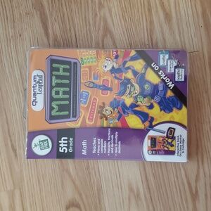 LeapFrog Quantum LeapPad 5th Grade Math Interactive Book